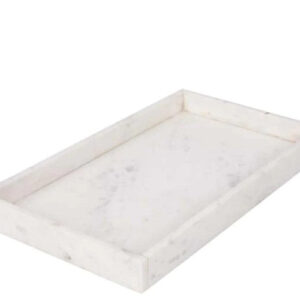 Bahne Marmor bakke - white - 30x45