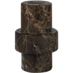 Mette Ditmer Marble lysestage - large - brown