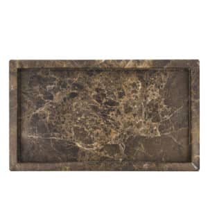 House Doctor bakke - brun marmor - 24x14