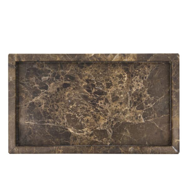 House Doctor bakke - brun marmor - 24x14