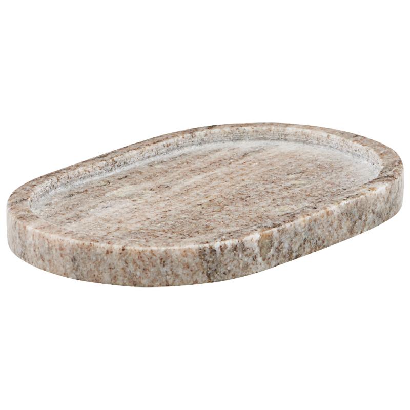 Meraki Marble Tray 19,5 x 12,5 x 2 cm - Beige